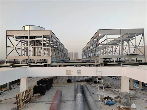 圓形冷卻塔的結構特點,圓形冷卻塔結構圖