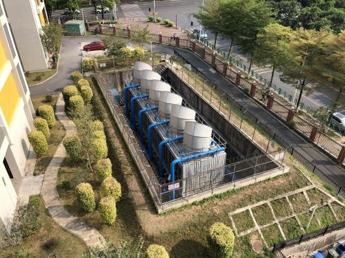冷卻塔維修廠家講解冷卻塔循環水旁濾器室外安裝系統知識