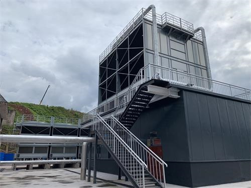 工業冷卻塔的安裝知識,工業冷卻塔安裝過程